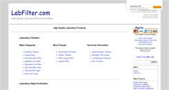 Desktop Screenshot of labfilter.com